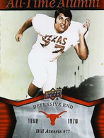 ► BILL ATESSIS (Defensive End)  (Quaterback) University Of Texas Football - 2011 Upper Deck - 2000-Heute