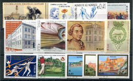 RC 22051 ITALIE LOT DE TIMBRES A LA FACIALE NEUFS ** SANS CHARNIERES - 2001-10: Mint/hinged