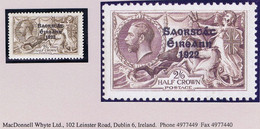 Ireland 1925 Saorstat 3-line Narrow Date Overprint, 2/6d Brown Fresh Mint Hinged - Neufs