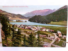 Silvaplana Gegen Den Campfer See. Graubünden / Schweiz. Alte AK Farbig. Gel. 1907. Panoramablick über Den Ort, - Silvaplana