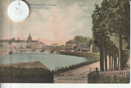 53 -Très Belle Carte Postale Ancienne De   CHATEAU GONTIER   La Ville Vu Du Jardin Anglais - Chateau Gontier