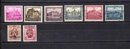 Bélgica  1930-31  .-   Y&T  Nº   308/313-315/316    ( 312  Doblez  ) - 1929-1941 Grande Montenez