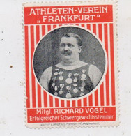 SPORT - GEWICHTHEBEN / Weightlifting / Musculation / Gewichtheffen, Richard Vogel, Frankfurt, Vignette / Cinderella - Halterofilia