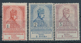 1913. Flood (I.) 1K, 2K, 5K Stamps - Nuovi