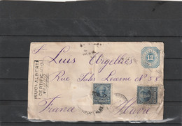 Argentina REGISTERED COVER STAMP MISSING 1892 - Briefe U. Dokumente