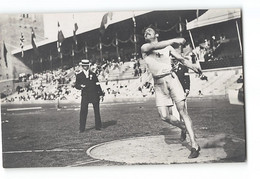 CPA Jeux Olympiques De Stockholm De 1912 Magnusson Sweden 3rd In The Discus Throw - Olympic Games