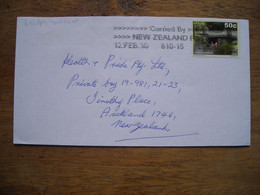 2010 NZM Private Post Poste Privé, Christchurch Pont Pêche Rivière Bateau - Brieven En Documenten