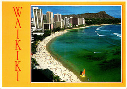 (2 F 9) USA (posted To Australia) Hawaii Waikiki Beach - Big Island Of Hawaii