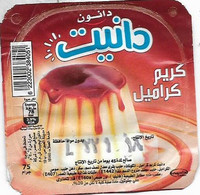 Egypt - Couvercle De Carmel Danone Danette [Arabic] New Design (foil) (Egypte) (Egitto) (Ägypten) (Egipto) - Koffiemelk-bekertjes
