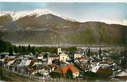 CPSM Grésy Sur Isère-Vue Générale Et Le Grand Arc-Timbre    L1167 - Gresy Sur Isere