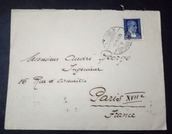 Turkey 1935 , A Nice Cover Sent To Paris  Dolab - Lettres & Documents