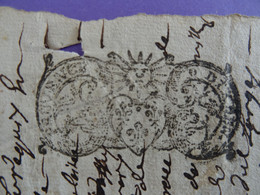 1699 GENERALITE De PROVENCE Papier Timbré N°72 De "DIX DEN." Ville à La 1ere Ligne Mais Non Identifiée - Seals Of Generality