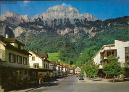 1108404 Walenstadt SG, Bahnhofstrasse Mit Leistkamm - Walenstadt