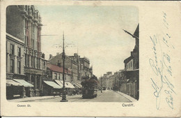 CARDIFF , Queen St. , 1904 , µ - Glamorgan
