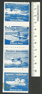 B66-01 CANADA Nanaimo BC 1967 International Bathtub Races Set Of 4 MNH Stains - Local, Strike, Seals & Cinderellas