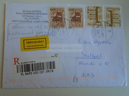 ZA387.12  Hungary Registered Cover  - Avis De Réception - Notice Of Receipt - Cancel  2009 Buzsák Mayor's Office - Lettres & Documents