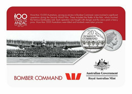 Australia 20 Cents, 2016 ANZAC To Afghanistan - Bomber Command - Colecciones