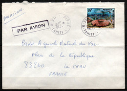 Polynésie - Lettre - 1981 - Yvert N° PA 138 - Pirae - Lettres & Documents