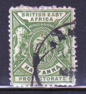 British East Africa Queen Victoria 1896 Half  Anna Stamp In Fine Used Stamp. - Afrique Orientale Britannique