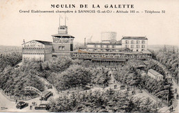 Cpa Illustration Moulin De La Galette, Sannois - Sannois