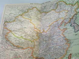 Farblithografie Das Chinesische Reich, Maßstab 1 : 12.500.000 - Asia & Near-East