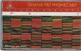 27956 - Ghana - P&T Phonecard , Ebusua Ye Dom - Ghana