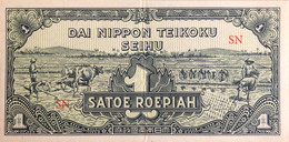 Netherland Indies 1 Roepiah, P-129 (1944) - Extremely Fine - Dutch East Indies
