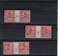 Maroc _3  Millésimes  10c/10 (1914/11) 2x N°42 +29 - Sonstige & Ohne Zuordnung