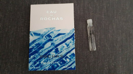 ÉCHANTILLON PARFUM EAU DE ROCHAS EAU DE TOILETTE POUR COLLECTION - Echantillons (tubes Sur Carte)