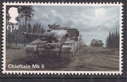 GB 2021 QE2 £1.70 British Army Vehicles Chieftan Mk 5 Tank Umm ( T767 ) - Ungebraucht