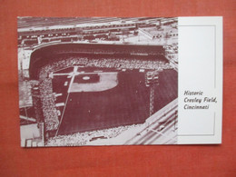 Baseball  Crosley Field Cincinnati Reds .  Cincinnati Ohio    . Ref 5438 - Honkbal