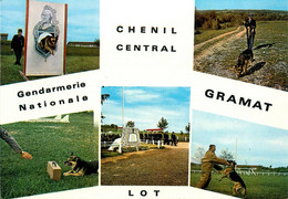 Gramat * Gendarmerie Nationale , Chenil Central * Dressage Chien - Gramat