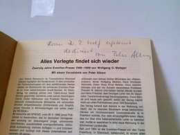 Eremiten. 20 Jahre Presse. Bücher, Bilder, Kalender Und Graphik Aus Der Eremiten-Presse In Einer Ausstellung D - Autographed