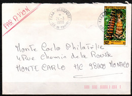 Polynésie - Lettre - 1988 - Yvert N° 295 - Faaa - Covers & Documents