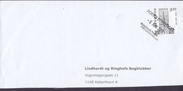 Denmark LINDHARDT Og RINGHOFS BOGKLUBBER, PORTO BERIGTIGET Line Cds. 2011 Card ØSTJYLLANDS POSTCENTER Portokontrollen - Lettere