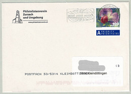 Schweiz / Helvetia 2016, Brief Zürich-Mülligen - Kleindöttingen, Kiefelerbse / Pisum Sativum L. Var. Saccharatum - Groenten
