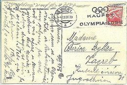 09792 - AUSTRIA  - POSTAL HISTORY - Olympic Games POSTMARK  1936 - Ete 1936: Berlin