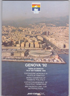 8810FM- GENOVA'92 PHILATELIC EXHIBITION STAMPS CATALOGUE, CHRISTOPHER COLUMBUS DAY, 1992, ITALY - Mostre Filateliche