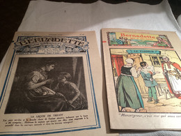 Bernadette Revue Hebdomadaire Illustrée 1927 La Leçon De Tricot Le Passeur - Bernadette