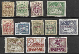 Poland Complete Set Mh * LEVANT Probably Not The Original (2400 Euros) But The Reprint Issued 30000 Sets - Levant (Turkey)