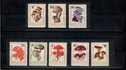 Bulgaria 1961 . Mushrooms . 8v. Michel # 1263-70 - Ungebraucht