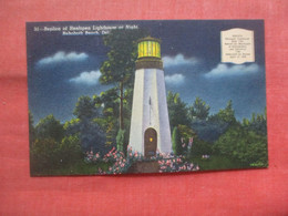 Night View Replica Of Henlopen Lighthouse.  Rehoboth Beach.   - Delaware      Ref 5440 - Autres & Non Classés