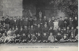 MONTSOULT -  COLONIE DE VACANCES A MONTSOULT -  PAQUES 1907 -   PATRONAGE SAINT- DENIS A LA FONTAINE DE LA GARDE - Montsoult