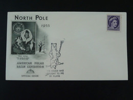 Lettre Cover American Polar Basin Expedition North Pole Canada 1955 Ref 102957 - Lettres & Documents