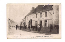 GUERRE 14 - AUBIGNY EN ARTOIS - La Grande Rue Centrale - - Aubigny En Artois