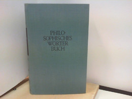 Philosophisches Wörterbuch - Philosophie