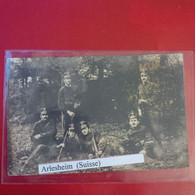 CARTE PHOTO ARLESHEIM SOLDATS 1914 - Arlesheim