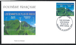 Polynésie Francaise 2000:   FDC - Lettres & Documents