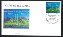 Polynésie Francaise 2000:   FDC - Brieven En Documenten