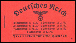 1937, Deutsches Reich, MH 37.2, ** - Carnets